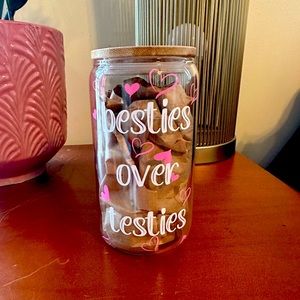 Cute Valentines/Galentines Glass